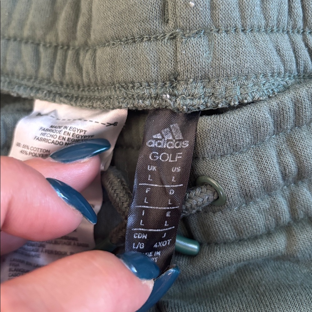 adidas Green Track Pants Joggers - Picture 3 of 5